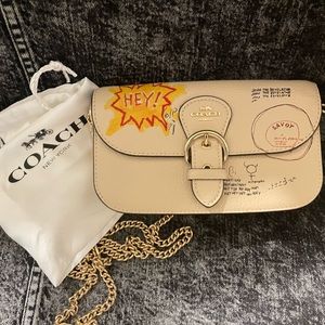 Coach X Jean Michel Basquiat Kleo Crossbody
